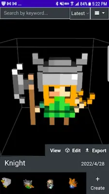 Voxel editor 3D - FunVoxel android App screenshot 7